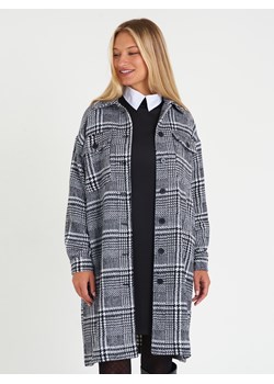 GATE Luźny płaszcz w kratkę XS ze sklepu gateshop w kategorii Płaszcze damskie - zdjęcie 142770595