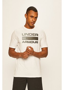 Under Armour t-shirt męski kolor biały ze sklepu ANSWEAR.com w kategorii T-shirty męskie - zdjęcie 142799796