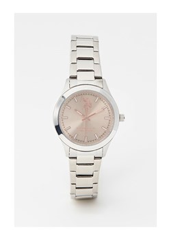 Zegarek kwarcowy w kolorze srebrno-jasnoróżowym ze sklepu Limango Polska w kategorii Zegarki - zdjęcie 142820787