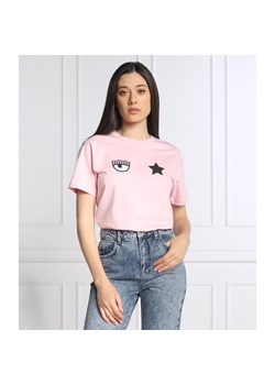 Chiara Ferragni T-shirt | Regular Fit ze sklepu Gomez Fashion Store w kategorii Bluzki damskie - zdjęcie 142841727