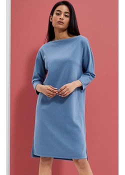 Sukienka gładka 3900, Kolor niebieski, Rozmiar XS, Moodo ze sklepu Primodo w kategorii Sukienki - zdjęcie 142859977
