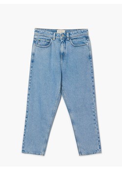 Cropp - Jeansy dad fit - niebieski ze sklepu Cropp w kategorii Jeansy męskie - zdjęcie 142905186