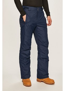 Columbia spodnie Bugaboo kolor granatowy ze sklepu ANSWEAR.com w kategorii Spodnie męskie - zdjęcie 142921498