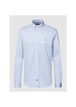 Koszula biznesowa o kroju slim fit w paski ze sklepu Peek&Cloppenburg  w kategorii Koszule męskie - zdjęcie 142955836