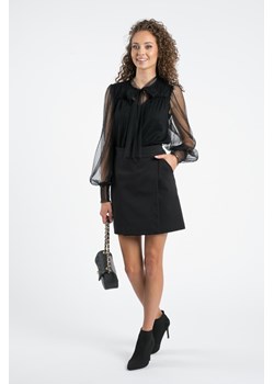 Czarna mini spódnica rosanna, rozmiary: - 34 ze sklepu VISSAVI w kategorii Spódnice - zdjęcie 142970525
