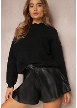 Czarny Sweter Graciene ze sklepu Renee odzież w kategorii Swetry damskie - zdjęcie 142992898