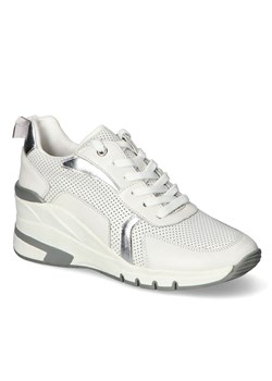 Sneakersy Caprice 9-23722-28/191 Białe/Srebrne ze sklepu Arturo-obuwie w kategorii Buty sportowe damskie - zdjęcie 142996746