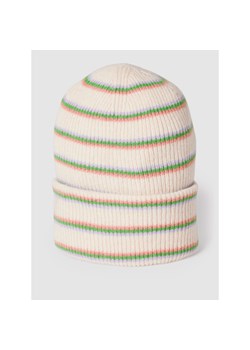 Beanie w paski model 'Lumi Stripe' ze sklepu Peek&Cloppenburg  w kategorii Czapki zimowe damskie - zdjęcie 143056768