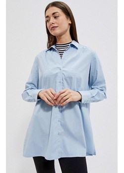 Rozkloszowana koszula 3921, Kolor niebieski, Rozmiar XS, Moodo ze sklepu Primodo w kategorii Koszule damskie - zdjęcie 143064255