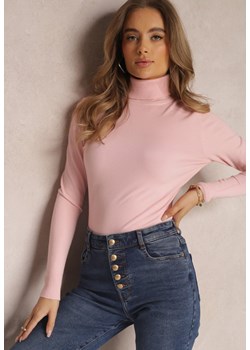 Różowy Golf Kikirano ze sklepu Renee odzież w kategorii Swetry damskie - zdjęcie 143178998
