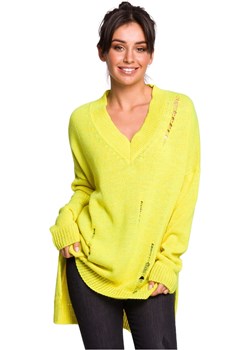 Sweter Damski Model BK028 Yellow (L/XL) ze sklepu DobraKiecka w kategorii Swetry damskie - zdjęcie 143194996