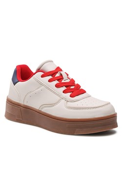 Sneakersy NYLON RED - WAG1152105A-01 Red ze sklepu eobuwie.pl w kategorii Buty sportowe damskie - zdjęcie 143285369