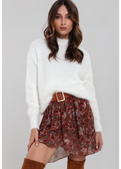 Biały Sweter Wełniany Merrill ze sklepu Renee odzież w kategorii Swetry damskie - zdjęcie 143372647