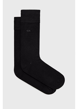 Calvin Klein skarpetki 2-pack męskie kolor czarny 701218631 ze sklepu ANSWEAR.com w kategorii Skarpetki męskie - zdjęcie 143388558