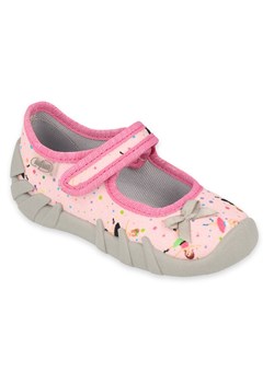 Befado obuwie dziecięce 109P248 różowe ze sklepu ButyModne.pl w kategorii Kapcie dziecięce - zdjęcie 143394255