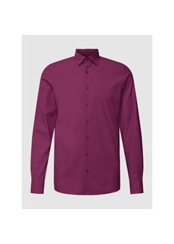 Koszula biznesowa o kroju body fit z kołnierzykiem typu kent  model ‘New York'’ ze sklepu Peek&Cloppenburg  w kategorii Koszule męskie - zdjęcie 143426905