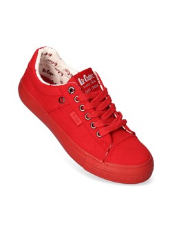 Trampki Lee Cooper LCW-21-31-0004L Czerwone ze sklepu Arturo-obuwie w kategorii Trampki damskie - zdjęcie 143493098