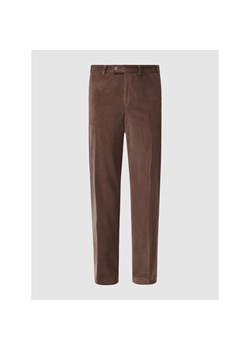 Spodnie o kroju regular fit ze sztruksu model ‘Parma’ ze sklepu Peek&Cloppenburg  w kategorii Spodnie męskie - zdjęcie 143495296