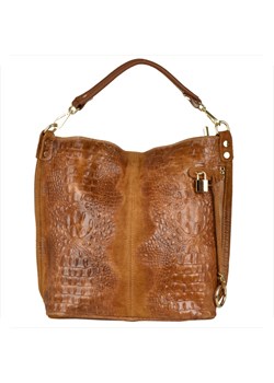 Shopper bag Real Leather mieszcząca a6 boho  ze sklepu melon.pl w kategorii Torby Shopper bag - zdjęcie 143515439