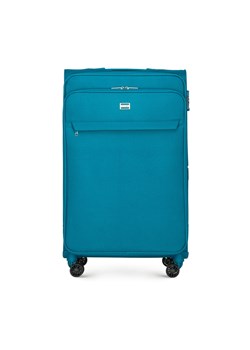Duża walizka miękka jednokolorowa ze sklepu WITTCHEN w kategorii Walizki - zdjęcie 143566549