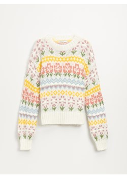 Żakardowy sweter z obniżoną linią ramion - Wielobarwny ze sklepu House w kategorii Swetry damskie - zdjęcie 143568496