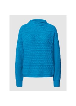 Sweter z dzianiny z fakturowanym wzorem ze sklepu Peek&Cloppenburg  w kategorii Swetry damskie - zdjęcie 143628509