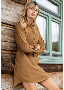 Jeansowa sukienka o luźnym kroju G-MARION ze sklepu Volcano.pl w kategorii Sukienki - zdjęcie 143708389
