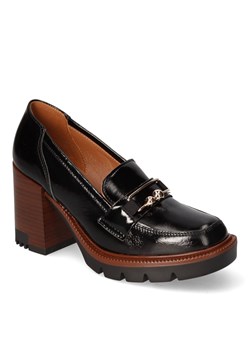 Półbuty Gamis 6079/A128 Czarne naplak ze sklepu Arturo-obuwie w kategorii Półbuty damskie - zdjęcie 143709479