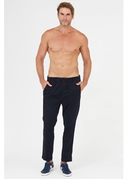7 FOR ALL MANKIND - Granatowe spodnie  męskie JOGGER CHINO ze sklepu outfit.pl w kategorii Spodnie męskie - zdjęcie 143714489