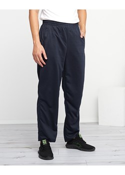 Granatowe męskie proste spodnie dresowe z kieszeniami - Odzież ze sklepu royalfashion.pl w kategorii Spodnie męskie - zdjęcie 143738705