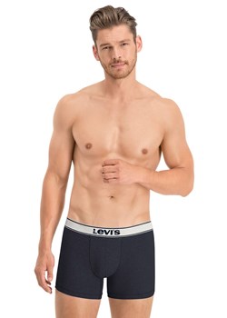 Levis 2-pack bawełnianych bokserek męskich 100001150, Kolor granatowy melanż, Rozmiar S, Levis ze sklepu Intymna w kategorii Majtki męskie - zdjęcie 143752687