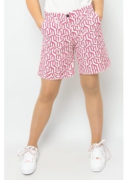 szorty damskie tommy hilfiger ww0ww32398 różowo-białe ze sklepu Royal Shop w kategorii Szorty - zdjęcie 143762015