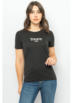 t-shirt damski tommy jeans dw0dw13696 czarny ze sklepu Royal Shop w kategorii Bluzki damskie - zdjęcie 143762019