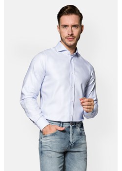 Koszula Błękitna w Pepitkę Slim Uriel ze sklepu Lancerto S.A. w kategorii Koszule męskie - zdjęcie 143791896