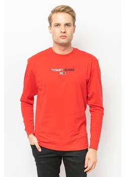 longsleeve męski tommy jeans  dm0dm09488 czerwony ze sklepu Royal Shop w kategorii T-shirty męskie - zdjęcie 143798328