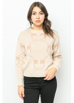 sweter damski pinko 1g17uw a005 różowy ze sklepu Royal Shop w kategorii Swetry damskie - zdjęcie 143828306