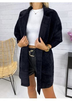 płaszcz alpaka oreo czarny ze sklepu UBRA w kategorii Płaszcze damskie - zdjęcie 144089526