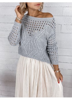 sweter chuck szary one size ze sklepu UBRA w kategorii Swetry damskie - zdjęcie 144095356