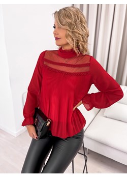 bluzka vala czerwona one size ze sklepu UBRA w kategorii Bluzki damskie - zdjęcie 144097617