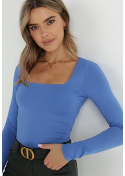 Niebieska Bluzka Alexusi ze sklepu Born2be Odzież w kategorii Bluzki damskie - zdjęcie 144101166
