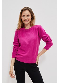 Gładki sweter ze sklepu Moodo.pl w kategorii Swetry damskie - zdjęcie 144113218
