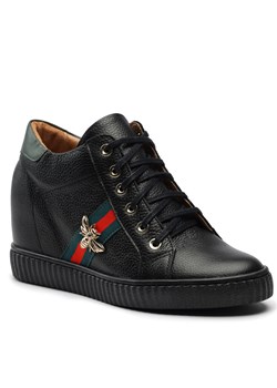 Sneakersy 959 - Czarny Lico/Zielony ze sklepu R.Polański w kategorii Trampki damskie - zdjęcie 144153825