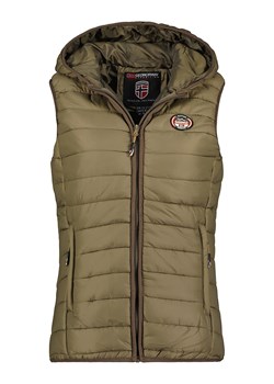 Geographical Norway Kamizelka pikowana &quot;Vatika&quot; w kolorze khaki ze sklepu Limango Polska w kategorii Kamizelki damskie - zdjęcie 144238388