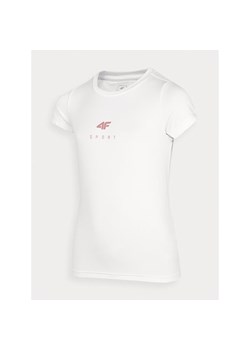 Koszulka dziewczęca HJZ22 JTSDF001 4F ze sklepu SPORT-SHOP.pl w kategorii Bluzki dziewczęce - zdjęcie 144367819