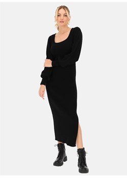 Dzianinowa czarna sukienka L'AF Boni ze sklepu Eye For Fashion w kategorii Sukienki - zdjęcie 144416257