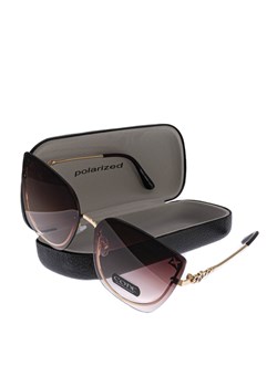 Okulary damskie przeciwsłoneczne CODE ze sklepu JK-Collection w kategorii Okulary przeciwsłoneczne damskie - zdjęcie 144449405