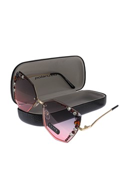 Okulary damskie przeciwsłoneczne CODE ze sklepu JK-Collection w kategorii Okulary przeciwsłoneczne damskie - zdjęcie 144449408