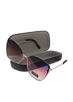 Okulary damskie przeciwsłoneczne CODE ze sklepu JK-Collection w kategorii Okulary przeciwsłoneczne damskie - zdjęcie 144449415