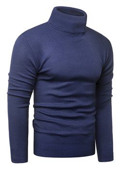 Sweter/golf 2400 -granat ze sklepu Risardi w kategorii Bluzy męskie - zdjęcie 144469105