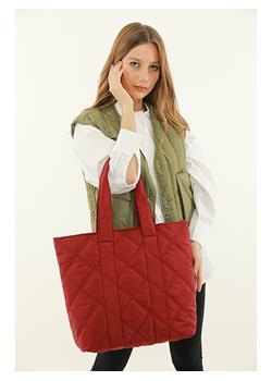Shopper bag w kolorze czerwonym - 36 x 48 x 18 cm ze sklepu Limango Polska w kategorii Torby Shopper bag - zdjęcie 144525708
